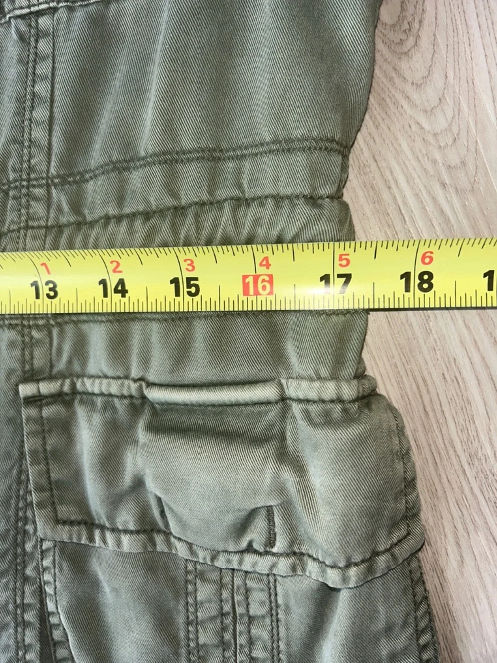 Full Zip Military Utility Jacket M/L Green Casual Faded Worn Look Coat Relaxed